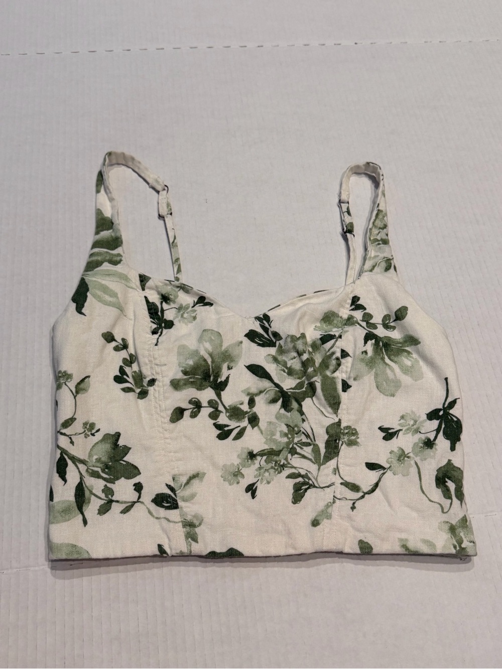 Abercrombie & Fitch Women’s XS Green Floral Print Top